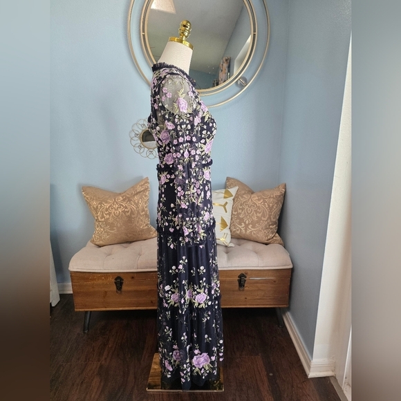 Mac Duggal Embroidered Tier Dress - Picture 6 of 8